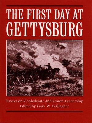 cover image of The First Day at Gettysburg